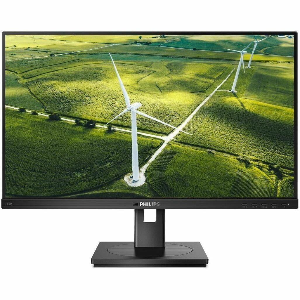 Philips 242B1G 24 inch Monitor, LED, FHD, VGA, DVI, HDMI, DP, USB