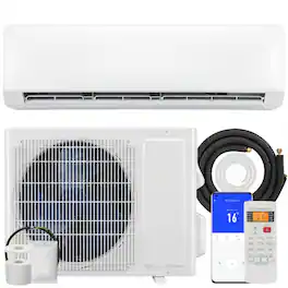 Homcom - BTU Mini Split Air Conditioner - White