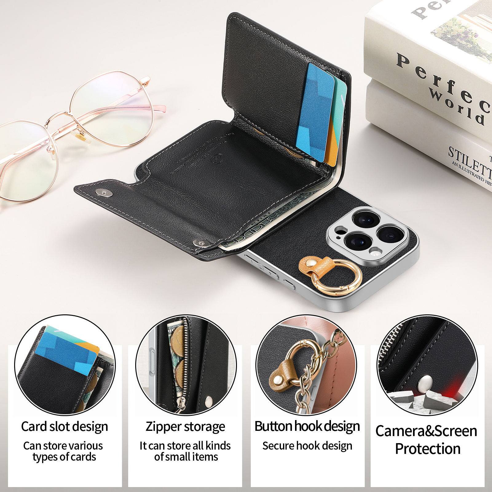 RT
Perfec World STILETT 1 1125
Card slot design Can store various types of cards
Zipper storage It can store all kinds of small items
Button hook design Camera&Screen Secure hook design Protection
