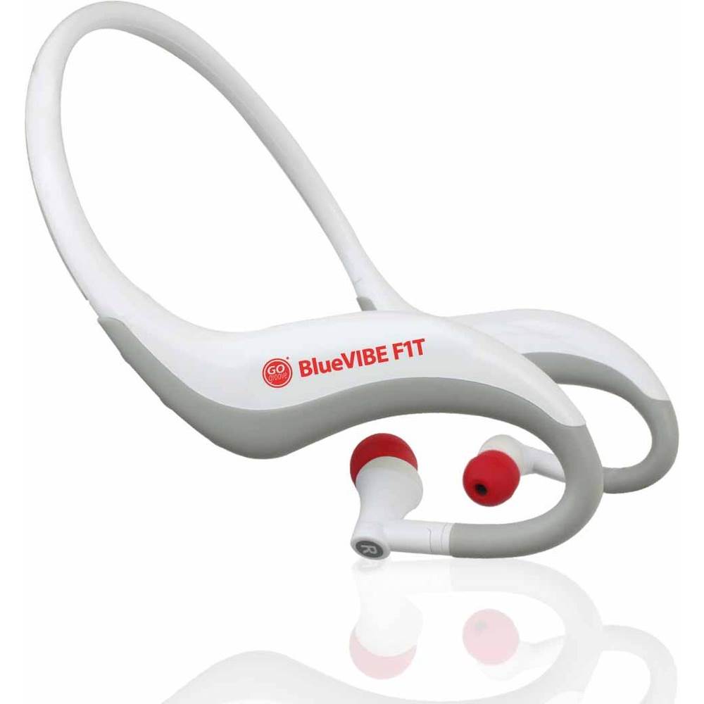Angle View: GOgroove - BlueVIBE F1T Bluetooth Headset - White