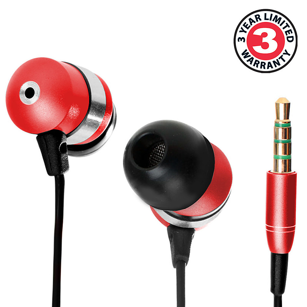 Angle View: iLive - IAEB6 Wireless Earbud Headphones - Red
