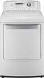 LG - 7.3 Cu. Ft. 8-Cycle Electric Dryer - White - Larger Front