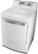 Left. LG - 7.3 Cu. Ft. 8-Cycle Gas Dryer - White.