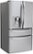 Angle Zoom. LG - Door-in-Door 29.9 Cu. Ft. 4-Door French Door Refrigerator with Thru-the-Door Ice and Water - Stainless Steel.