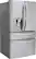 Angle. LG - Door-in-Door 29.9 Cu. Ft. 4-Door French Door Refrigerator with Thru-the-Door Ice and Water - Stainless Steel.