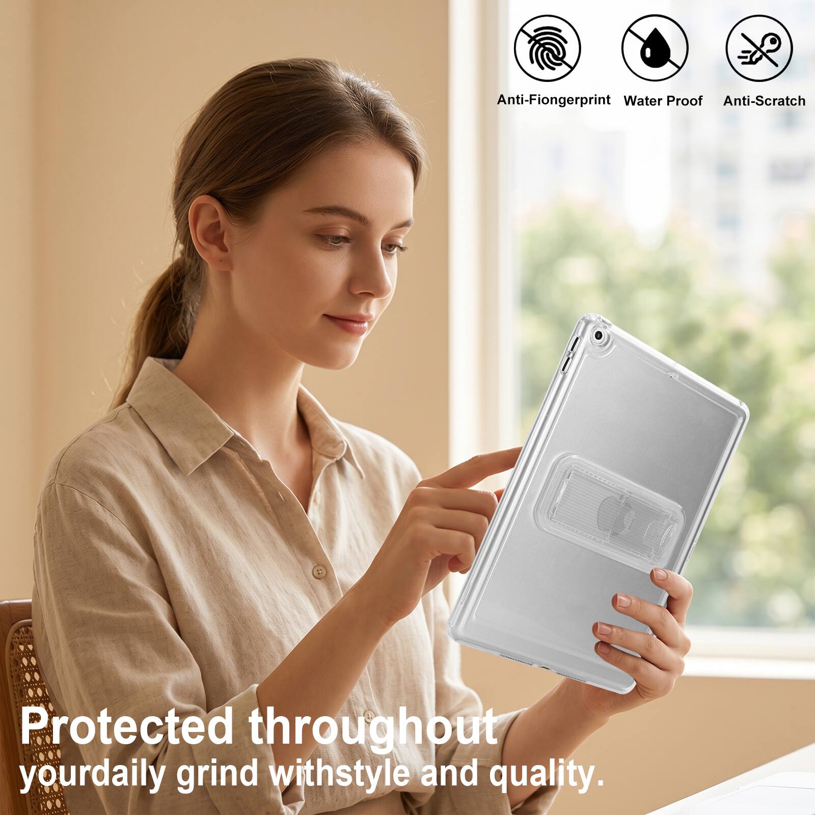 Anti-Fingerprint Water Proof Anti-Scratch Protected throughout your daily grind with style and quality.