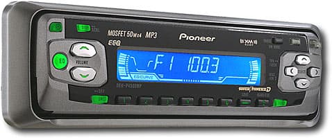 Angle Standard. Pioneer - 50W x 4 XM Radio-Ready CD Deck with MOSFET50 Amp, Detachable Face and Easy EQ.