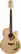 Front Standard. Luna Guitars - Flora Rose 6-String Folk-Size Acoustic/Electric Guitar.