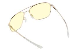 GUNNAR - Computer Glasses - Mustang, Amber Lens - Blue Light Blocking, Relieve Dry Eye, Anti Glare - Gold