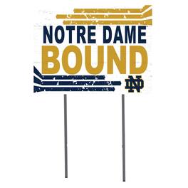 Jardine - Notre Dame Fighting Irish 18'' x 24'' Bound Yard Sign - White