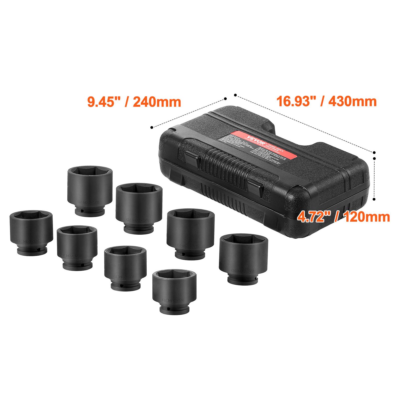 9.45" / 240mm  
16.93" / 430mm  
4.72" / 120mm