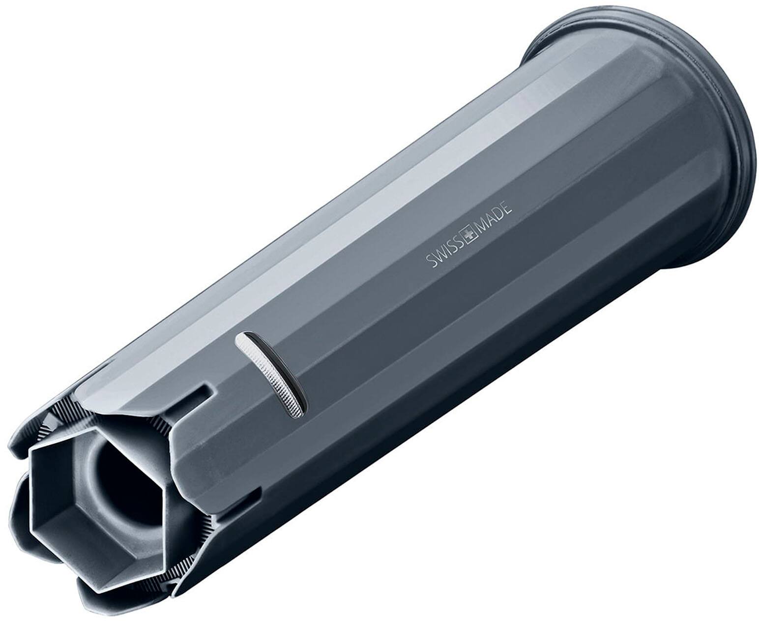 The text on the image reads "Swiss Made."