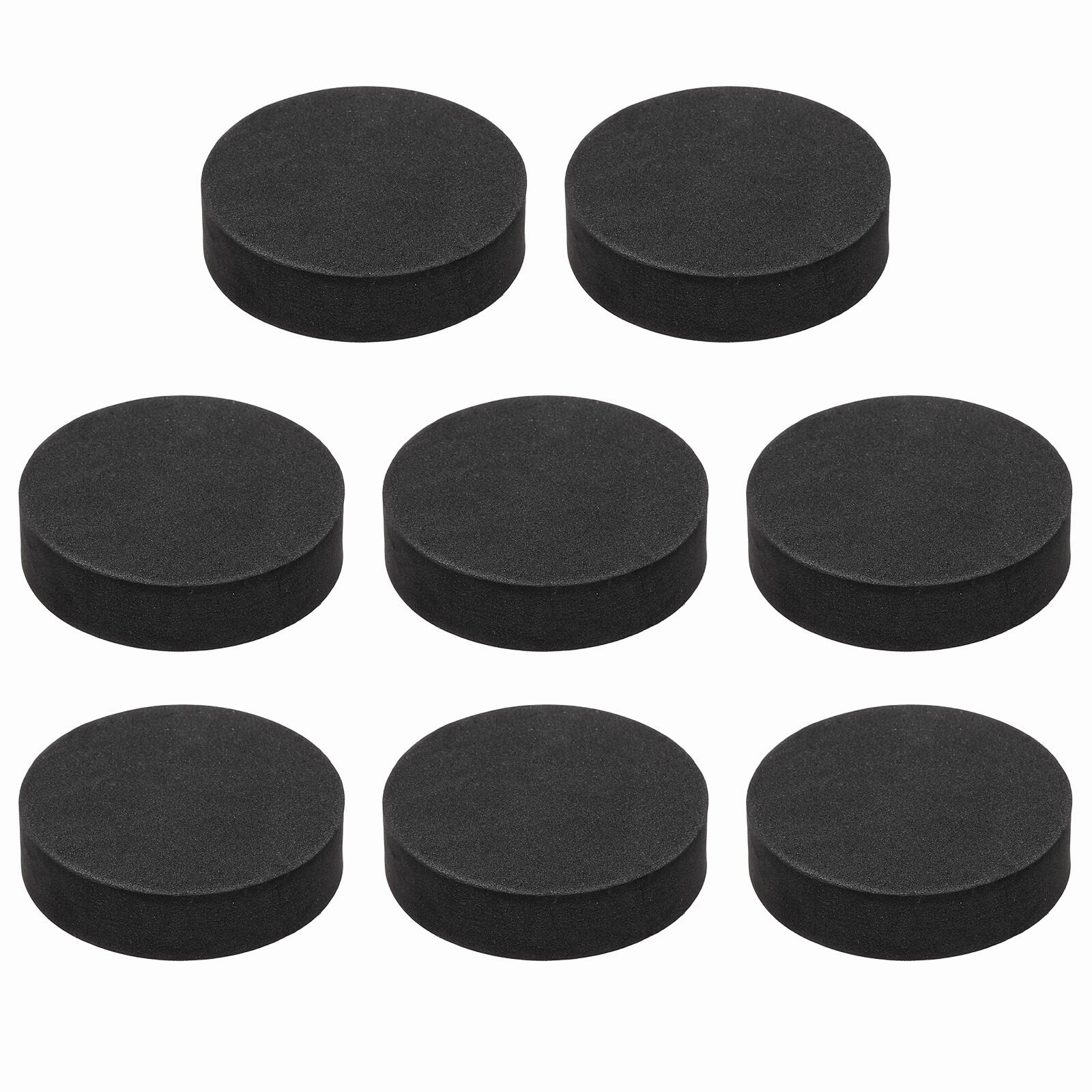Unique Bargains - Single Sided Speaker Isolation Pads 45x12mm Round EVA Acoustic Foam Anti-Vibration Feet for Speaker Subwoofer, 8pcs - Black price history on PriceWatchPro