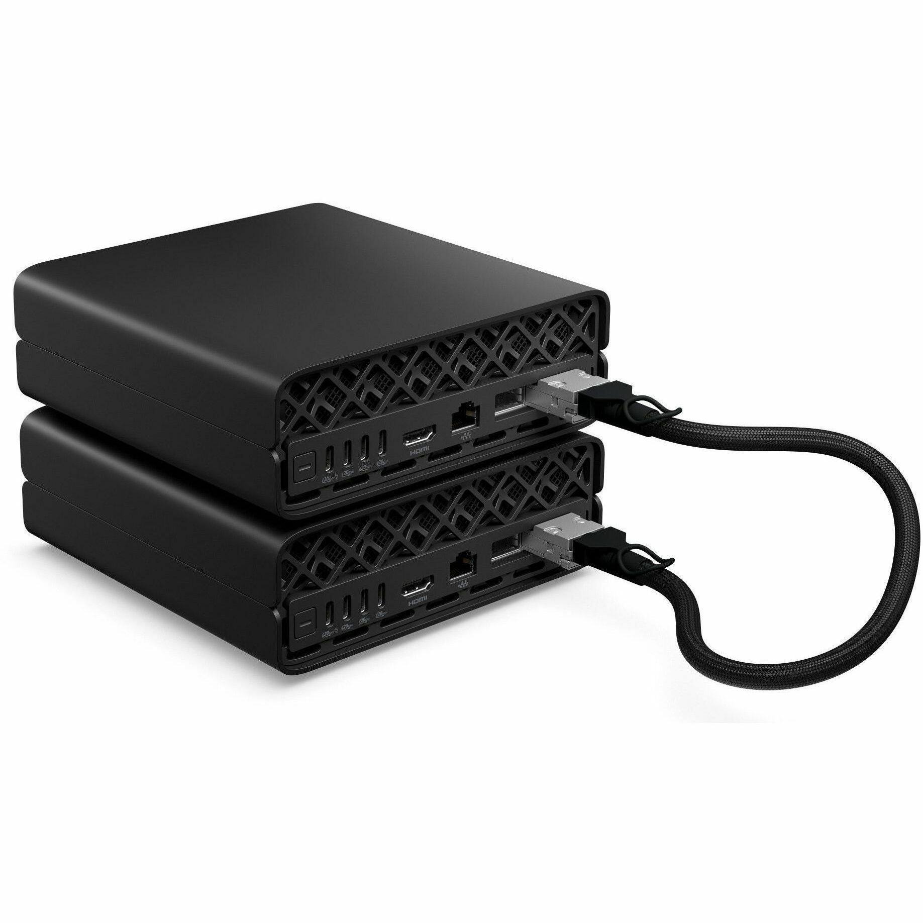 Alt View 4. HP - HP ZGX Nano G1n AI Station - Nvidia GB10 - 128GB - 1TB SSD - Blackwell GPU - Wi-Fi 7 - GDX OS (CZ2V2UT#ABA) - Black.