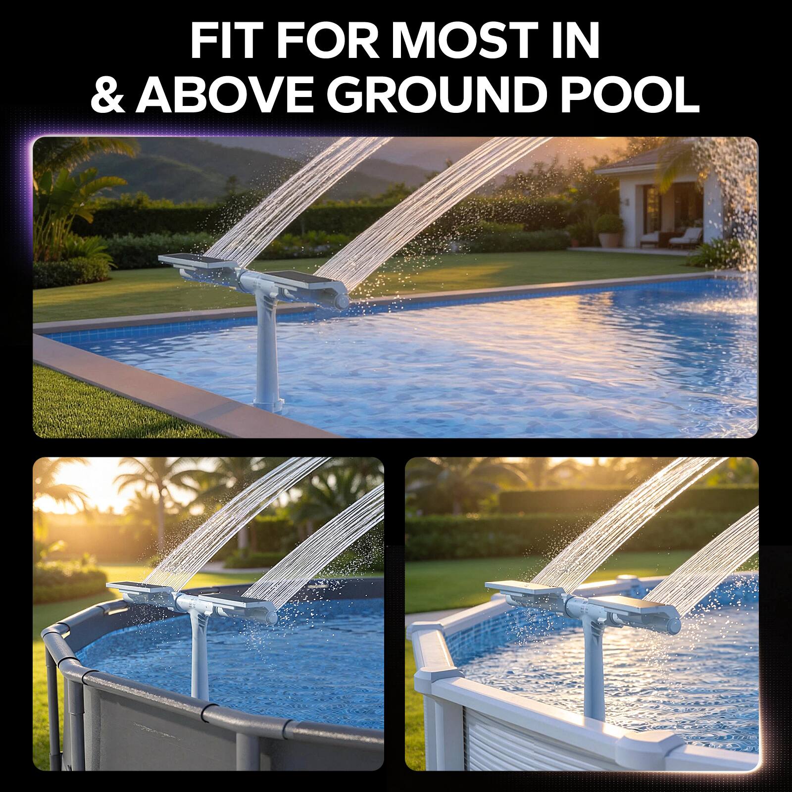 FIT FOR MOST IN & ABOVE GROUND POOL