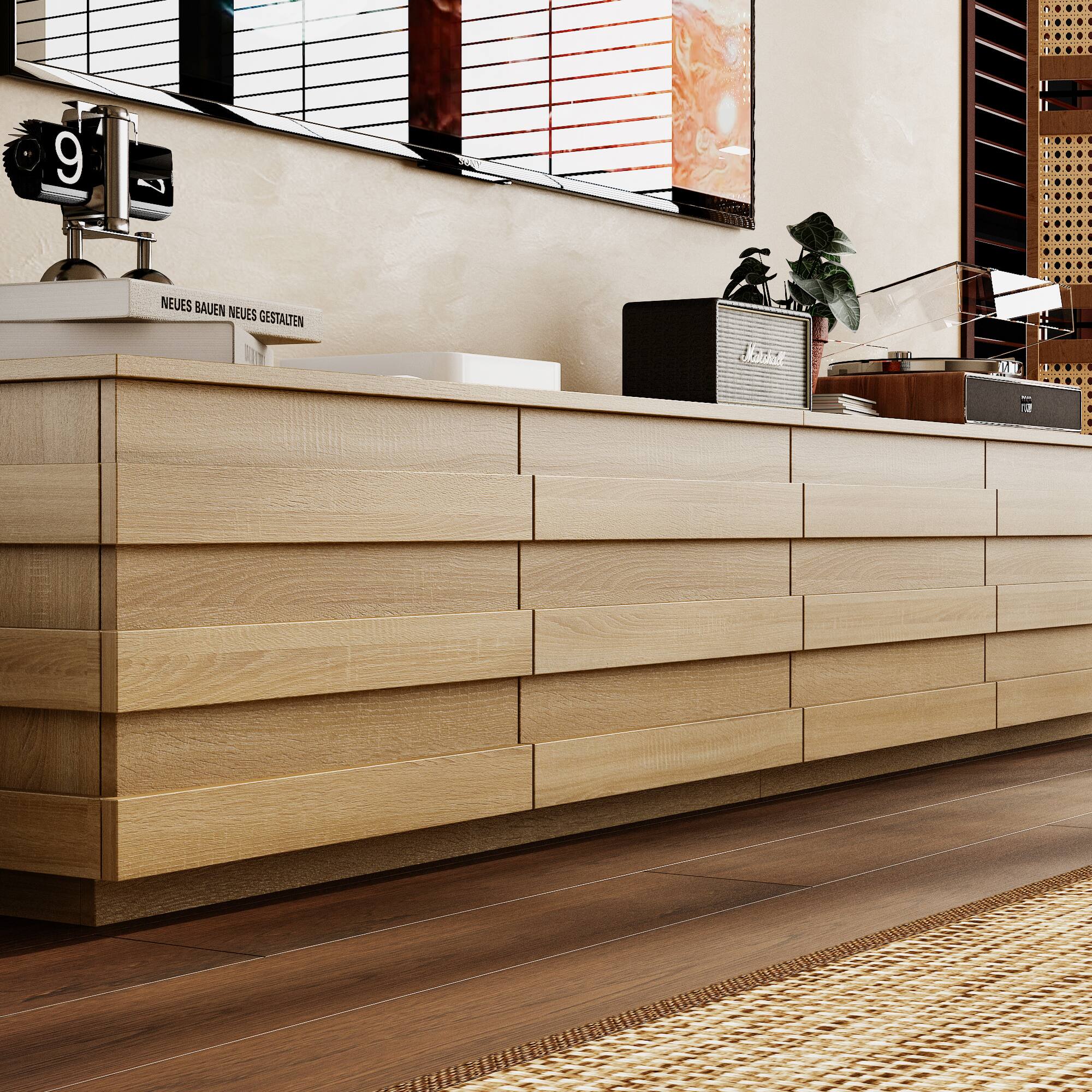 "Neues Bauen, Neues Gestalten" is a German phrase that translates to "New Building, New Design."