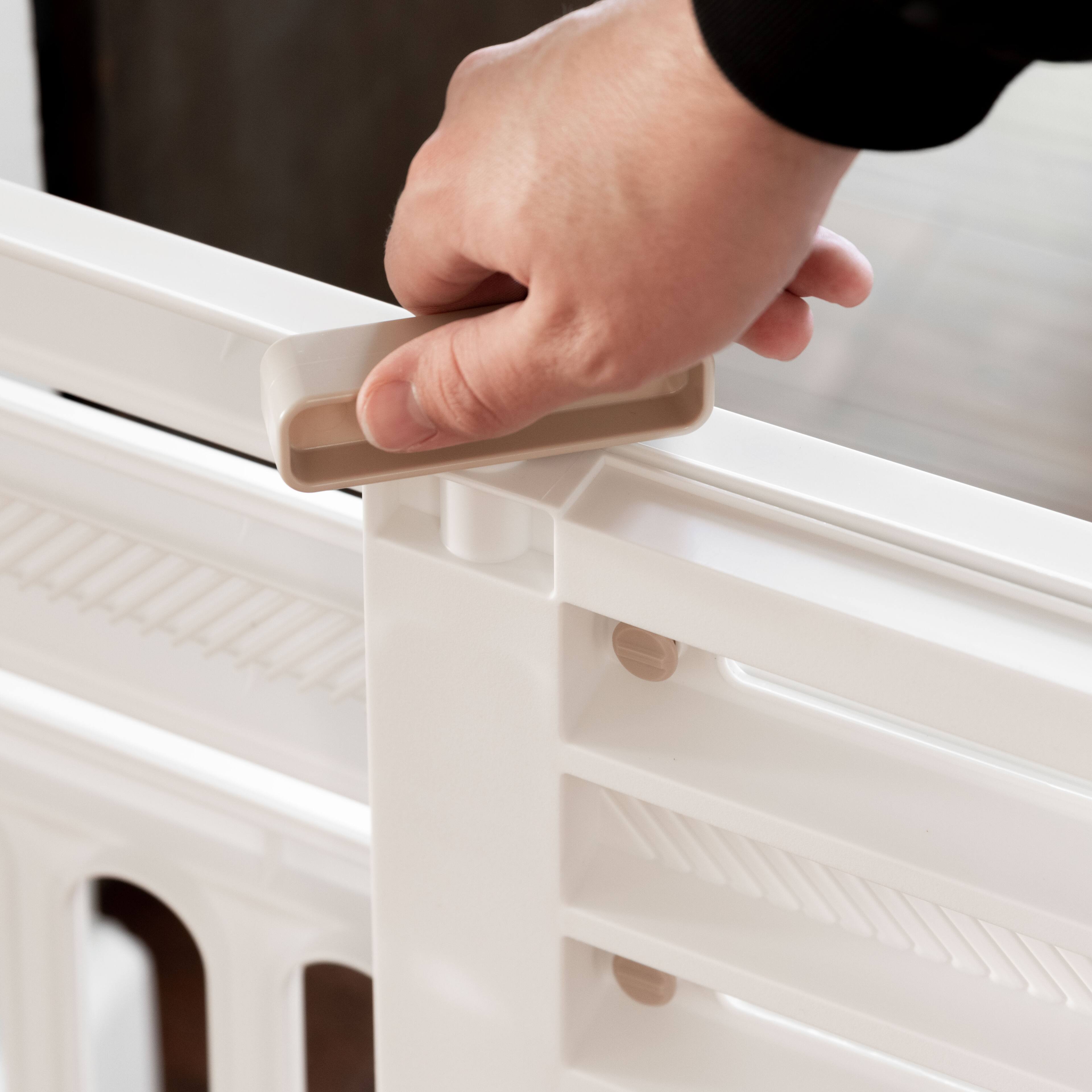 Alt View 5. IRIS USA - IRIS USA 24"-39" Portable Plastic Expandable Pet Gate, Adjustable Pet Barrier, 25" Tall.