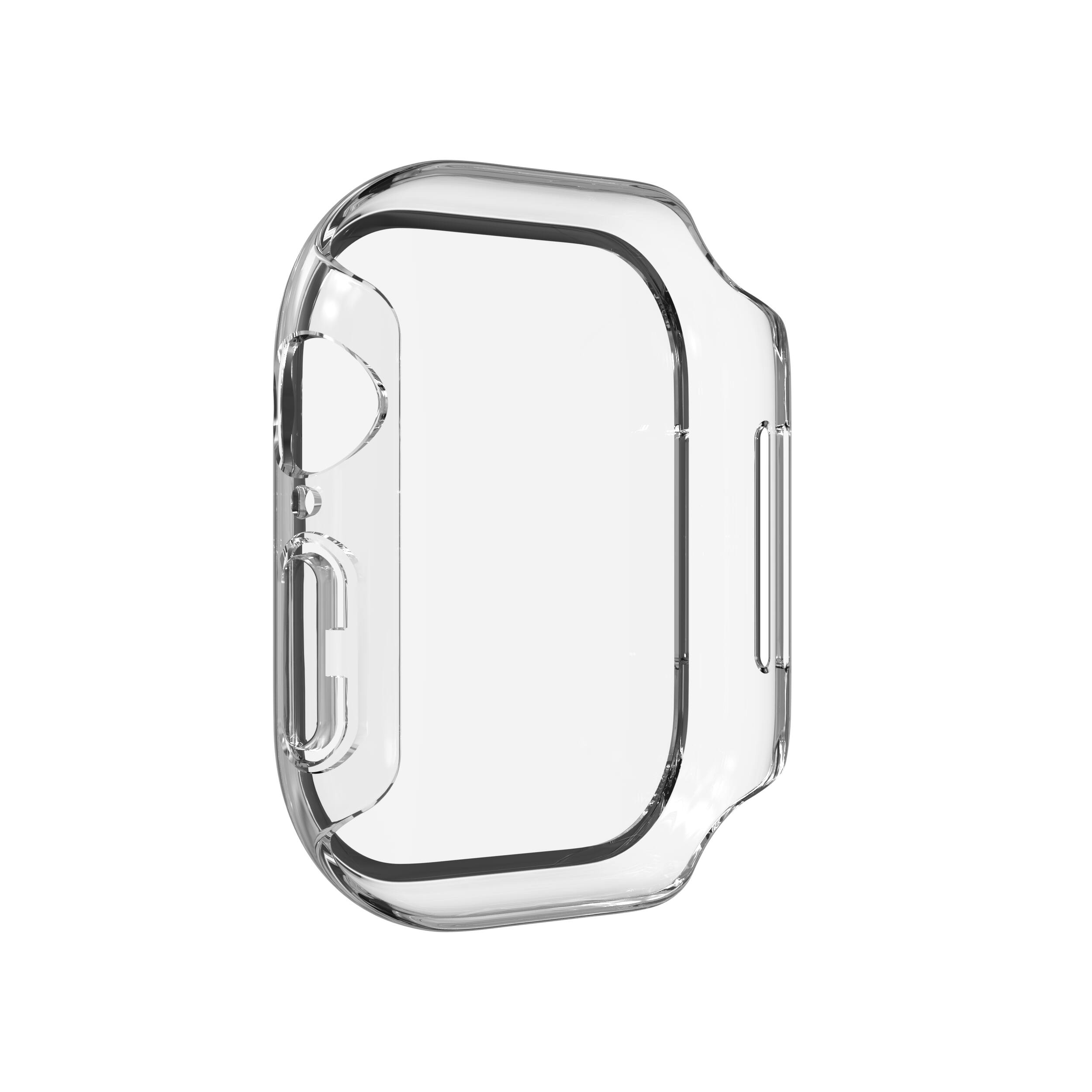 Alt View 18. ZAGG - InvisibleShield Glass Elite 360 Integrated Bumper + Screen Protection for Apple Watch Series 11/10 Large - Clear.
