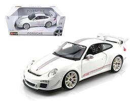 Porsche 911 GT3 RS 4.0 1/18 Diecast Car Model by Bburago - White