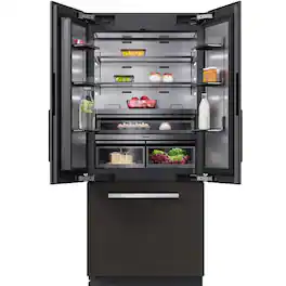 Miele - KFMC 3642 French Door 36" 20.1 Cubic Feet Bottom Mount MasterCool Fridge-Freezer - Custom Panel Ready