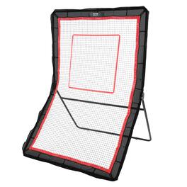 VEVOR - Lacrosse Rebounder for Backyard, 5x7 Ft Volleyball Bounce Back Net, Pitchback Throwback Baseball - Black