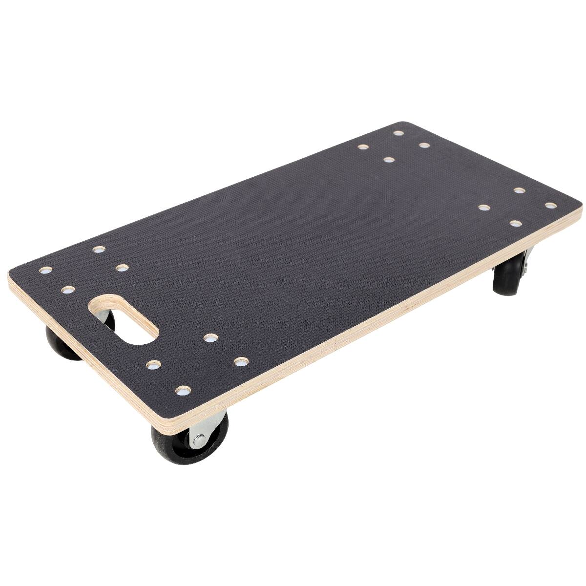 Angle. Ropilly - Ropilly Heavy Duty Furniture Moving Dolly, Plywood Furniture Dolly 2 Pack with Swivel Casters for Appliances - Black.