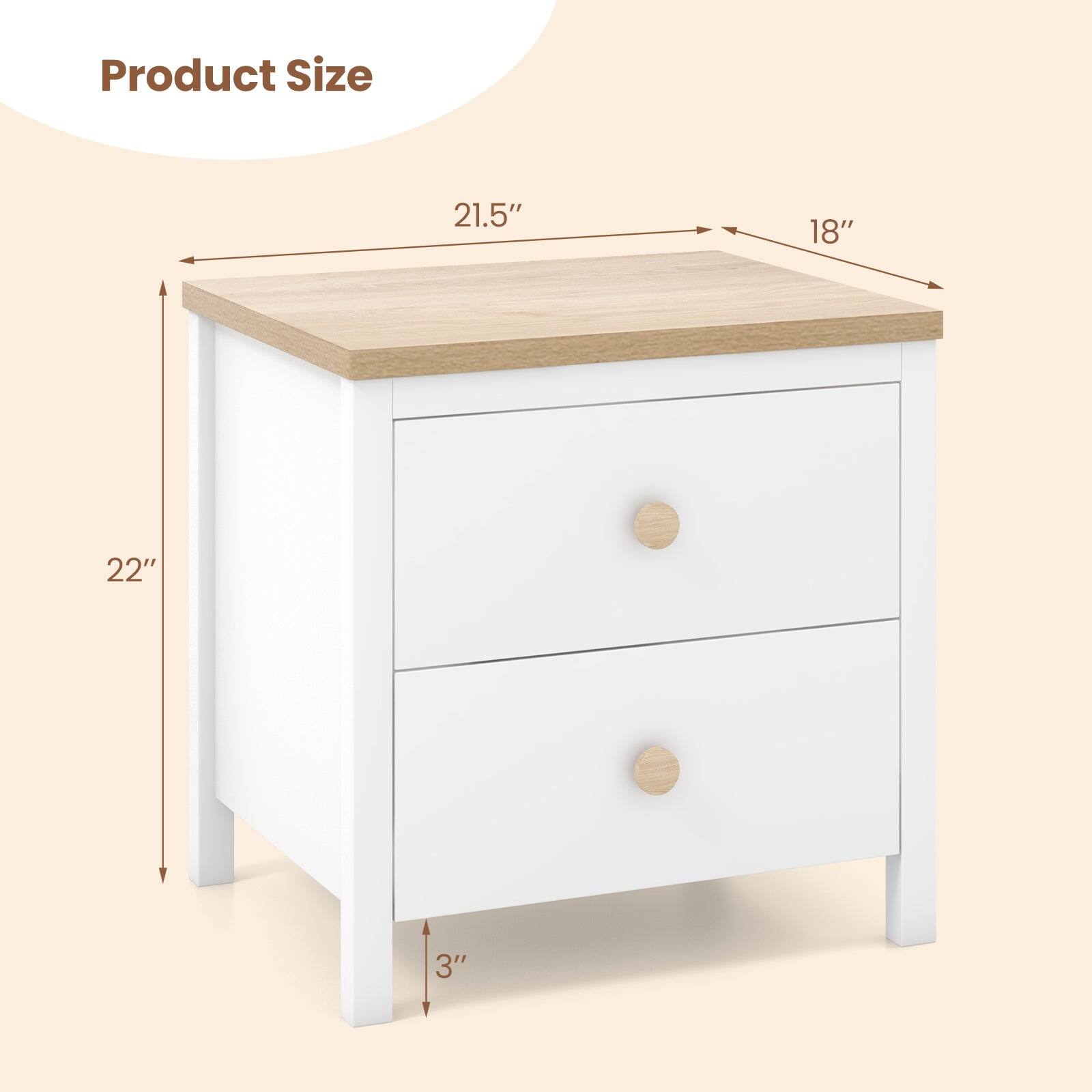 Product Size  
21.5" x 18" x 22" x 3"