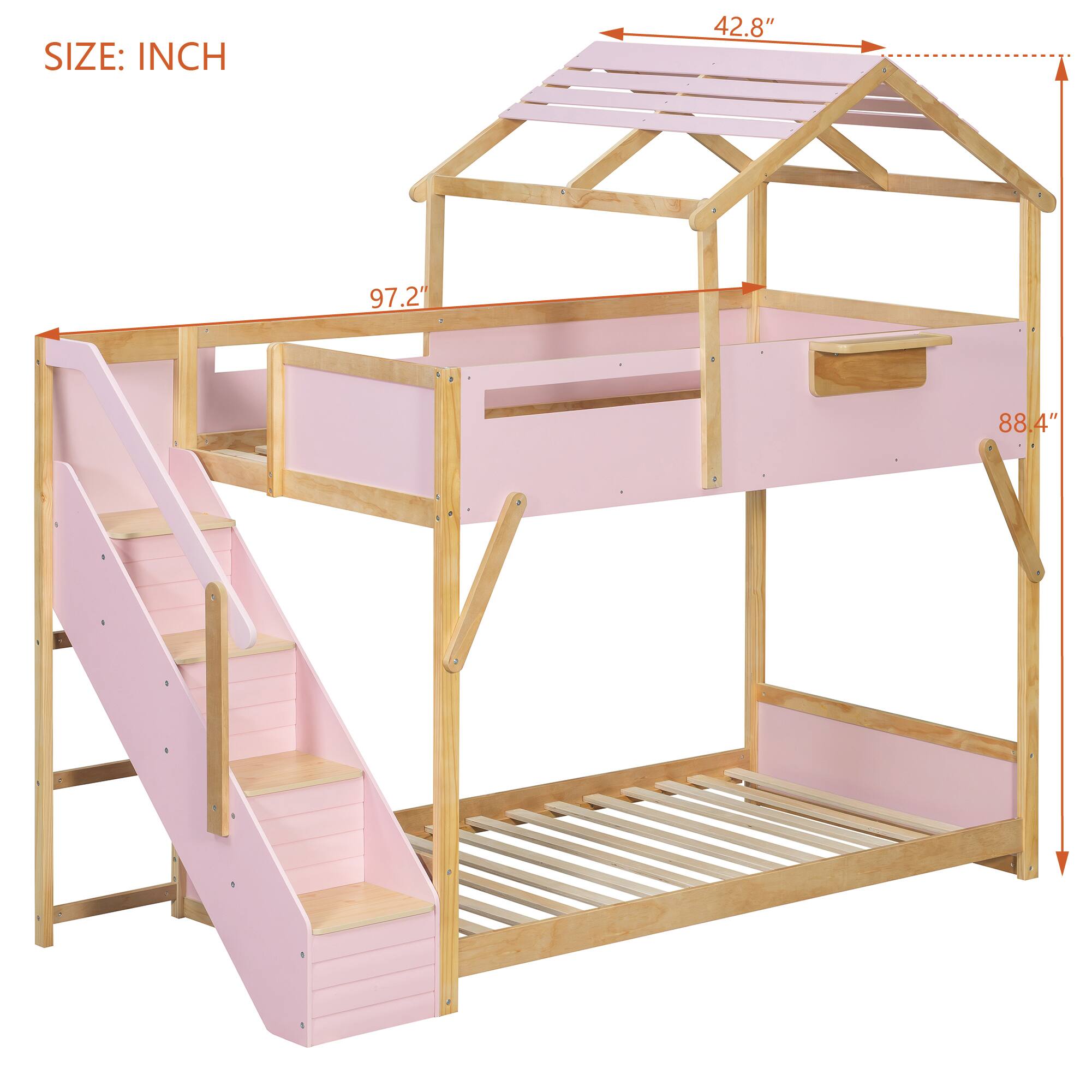 SIZE: INCH  
42.8" 97.2" 88.4"