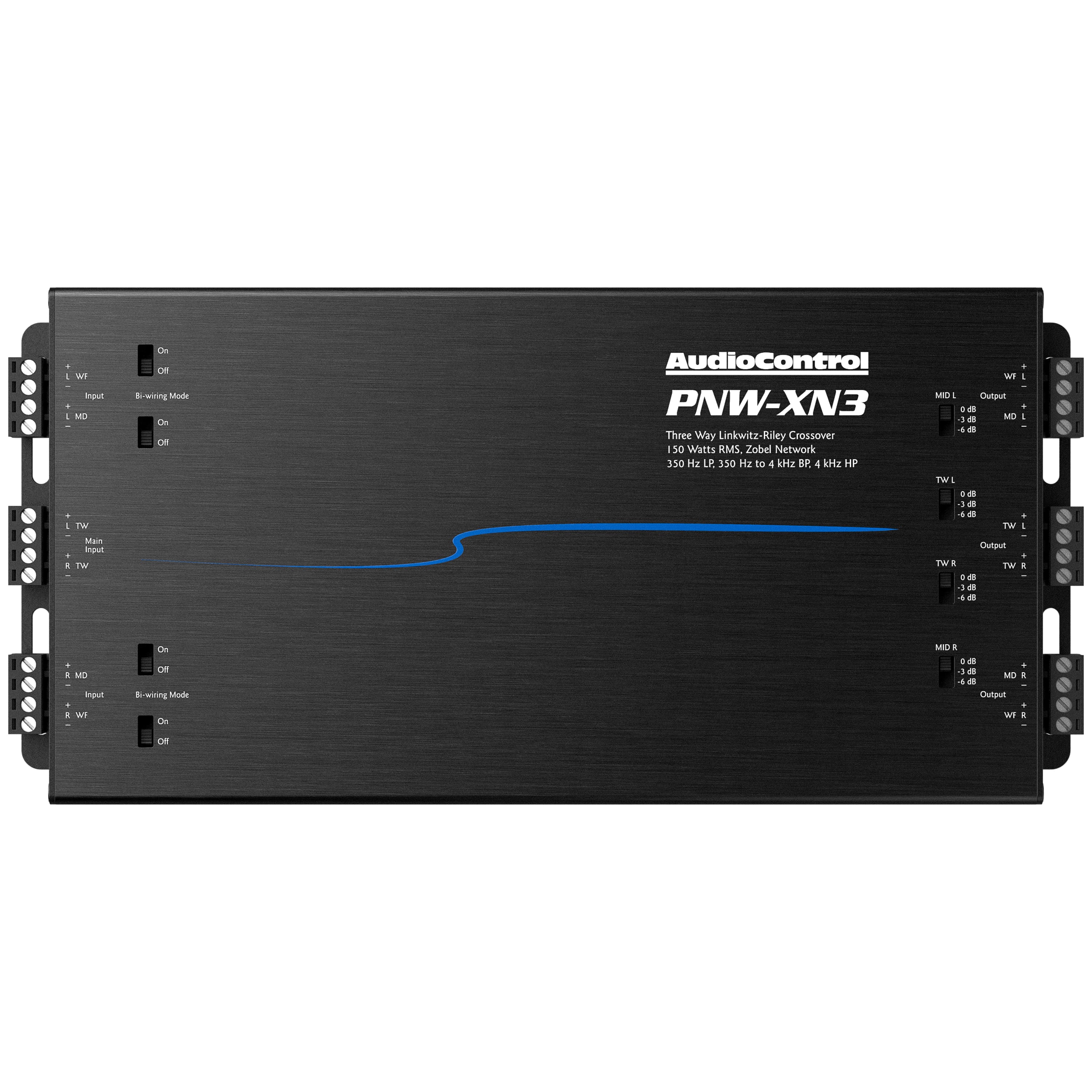 PNW Series 3-Way Passive Crossover Network for Select AudioControl Speakers - Black - Front_Zoom