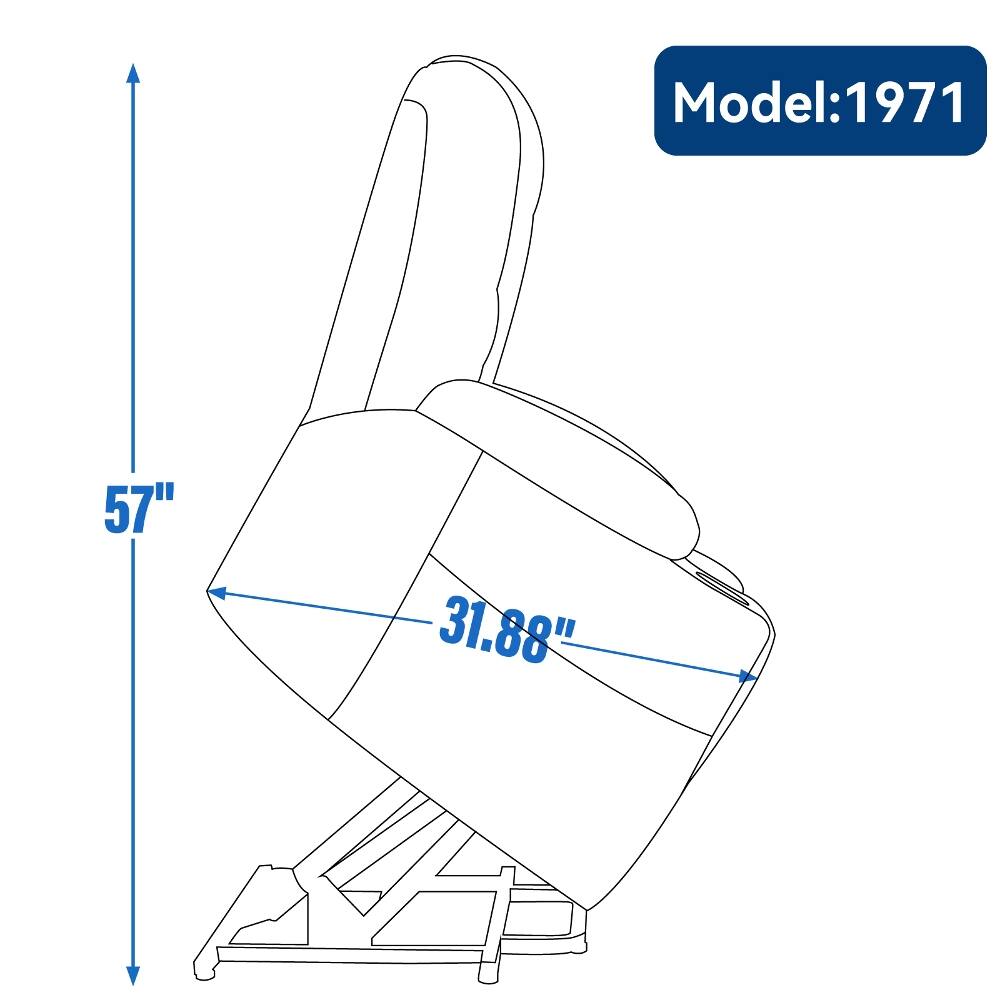 Model: 1971  
57"  
31.88"