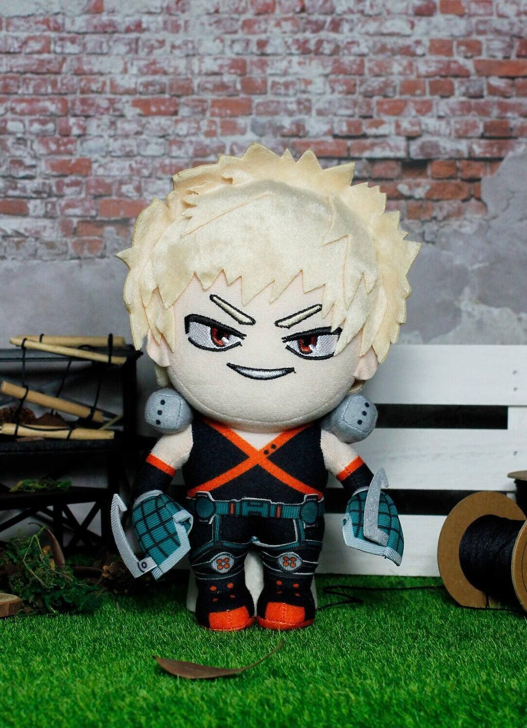 Alt View 2. Great Eastern - Great Eastern - My Hero Academia - 8" Plush - Katsuki Bakugo (MHA)   - COLLECTIBLES - Multicolor.