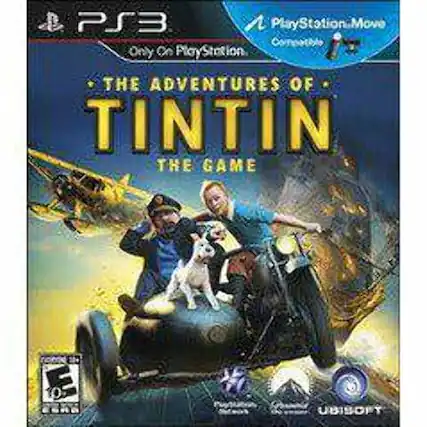 PS3 PlayStation.Move Compatible Only On PlayStation THE ADVENTURES OF TINTIN THE GAME UBISOFT - E10+ (Everyone 10+)