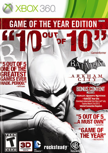 Caso Wardian En la cabeza de Marcha atrás Batman: Arkham City Game of the Year Edition Xbox 360 1000276109 - Best Buy