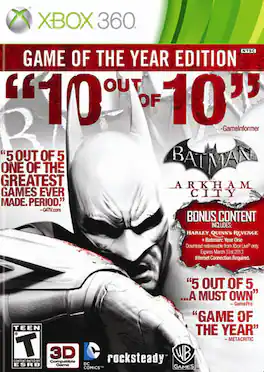 Batman: Arkham City Game of the Year Edition - Xbox 360