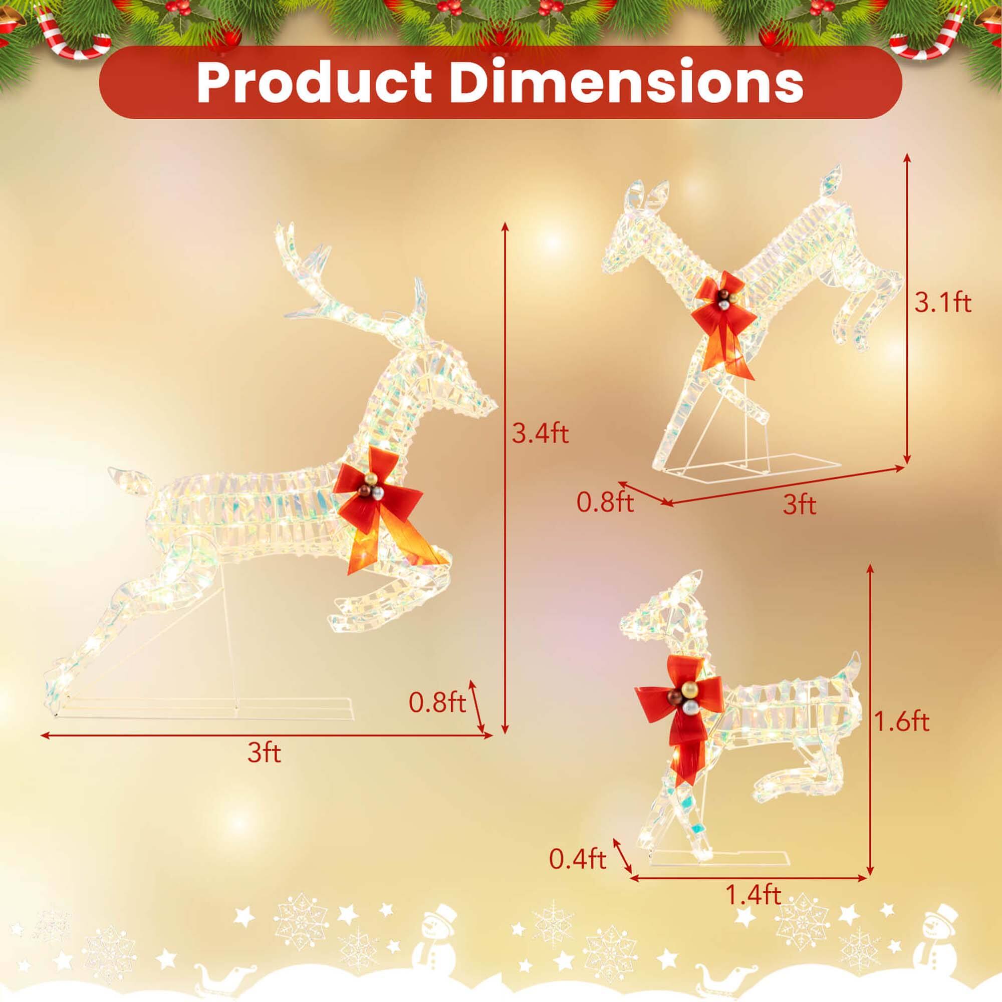 The corrected and grouped product dimensions are:

- Length: 3.4 ft
- Width: 3 ft
- Height: 3.1 ft
- Depth: 0.8 ft

- Length: 1.4 ft
- Width: 1.6 ft
- Height: 0.4 ft
- Depth: 0.8 ft