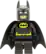 Front. LEGO - DC Comics™ Super Heroes Batman™ Minifigure Clock - Black.