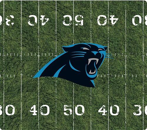 Front Standard. Tribeca - Carolina Panthers Mouse Pad - Black.