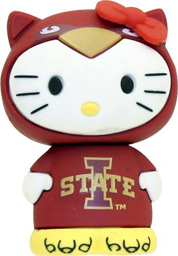 Front Standard. Tribeca - Hello Kitty Iowa State Cyclones 4GB USB 2.0 Flash Drive.