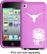 Front Standard. Tribeca - Hello Kitty Texas Longhorns Case for 4th-Generation Apple® iPod® touch - Pink.