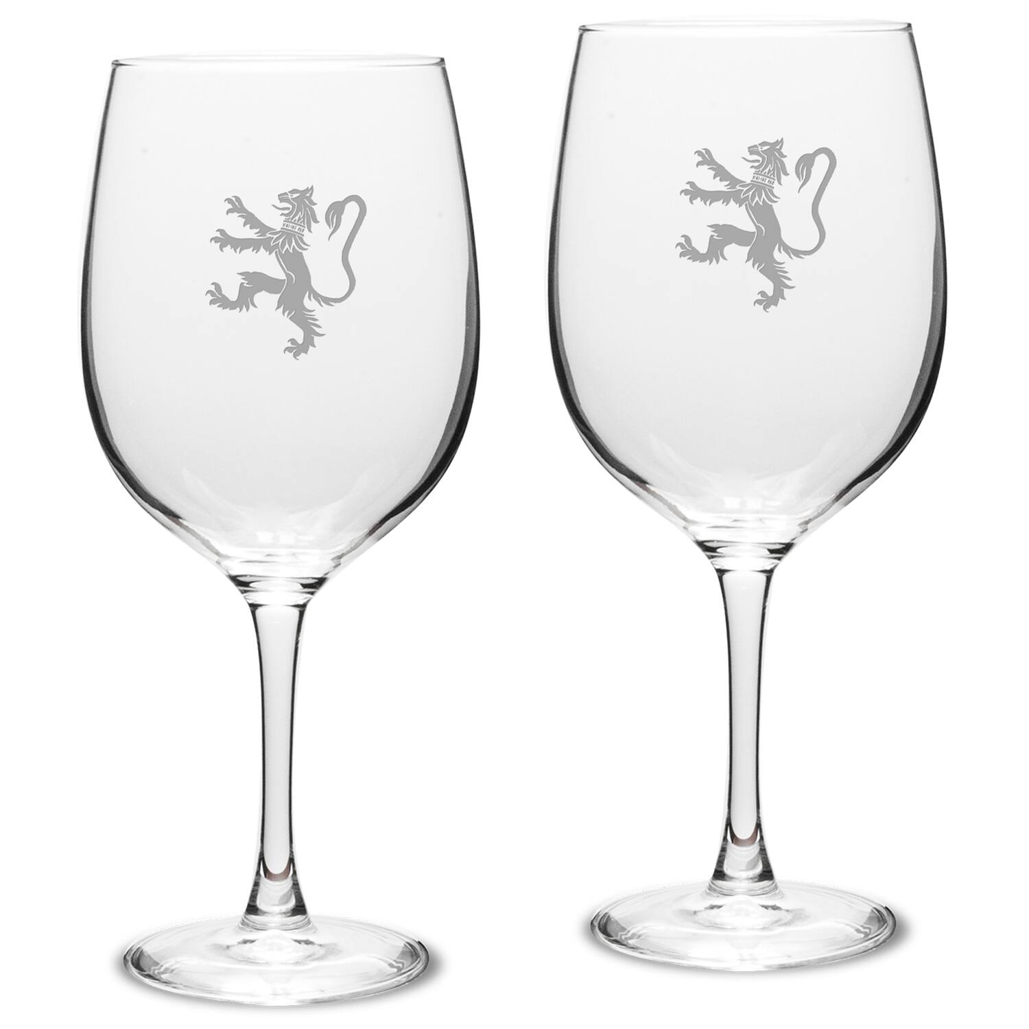 Jardine - Phillips Exeter Academy Big Red 19oz. 2-Piece Traditional Robusto Red Wine Table Glass Set - Multicolor