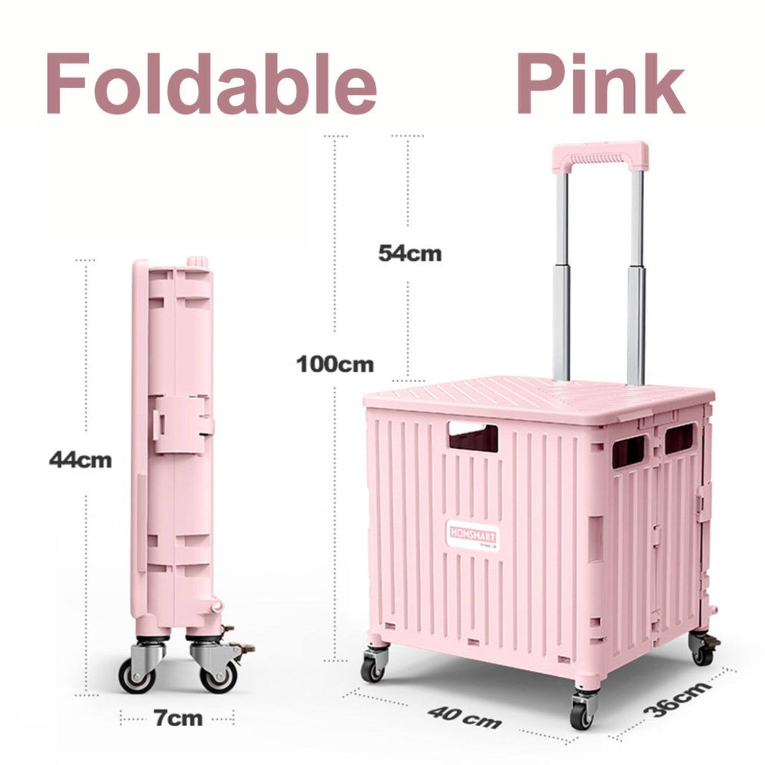 Foldable Pink  
54cm  
100cm  
44cm  
7cm  
40 cm  
36cm