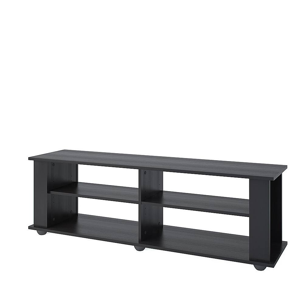 Alt View 32. CorLiving - Fillmore Black Wooden TV Stand, for TVs up to 75" - Ravenwood Black.