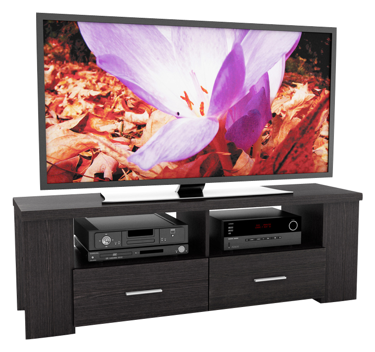 Sonax TV Stand for TVs Up to 70&quot; Black B-101-RBT - Best Buy