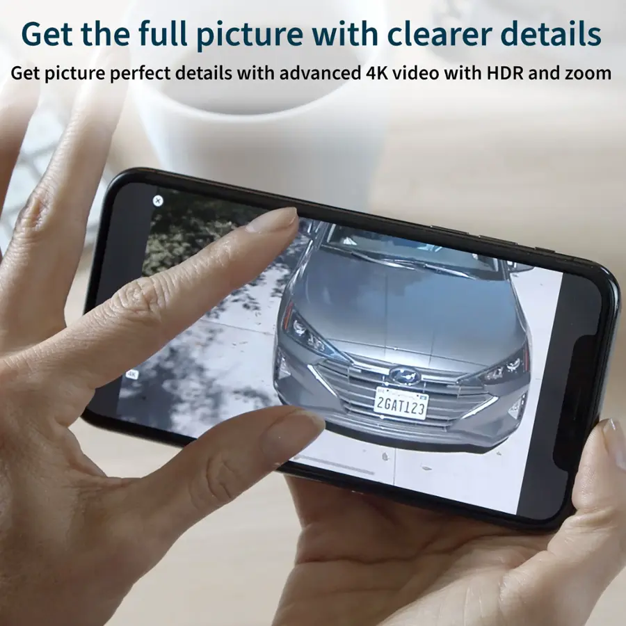 Get the full picture with clearer details. Get picture perfect details with advanced 4K video with HDR and zoom.