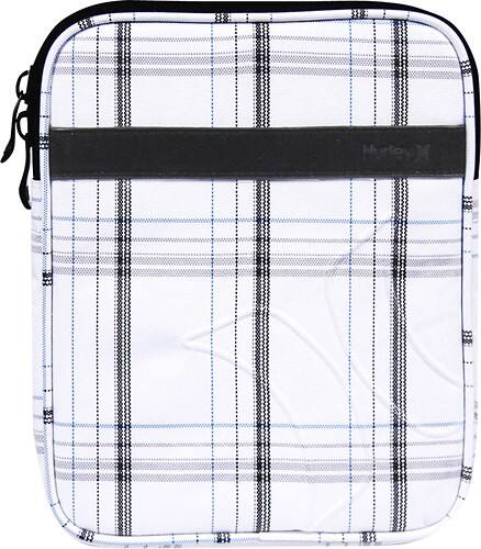 Front Standard. Hurley - Puerto Rico Tablet Sleeve for Apple® iPad® 2 and iPad (3rd Generation) - White.