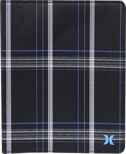 Front Standard. Hurley - Puerto Rico Portfolio for Apple® iPad® 2 and iPad (3rd Generation) - Black.
