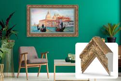 Deco TV Frames - Premiere Bezel for Samsung the Frame TV - 55" - Tuscan Copper - Front_Zoom