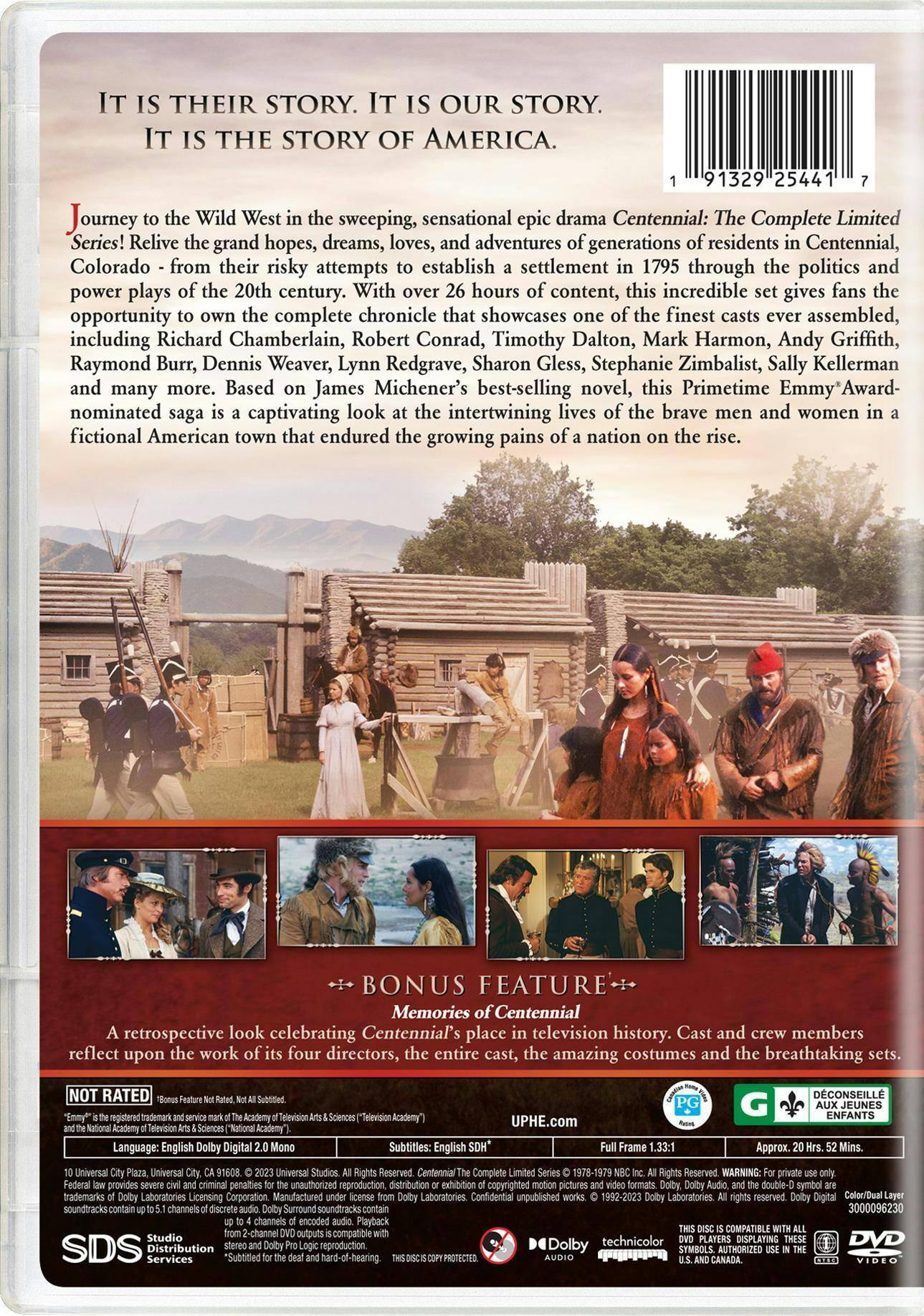 Back. Centennial: The Complete Series (Box Set) [DVD].