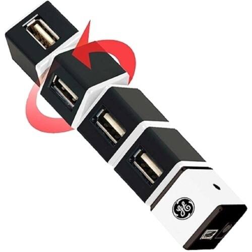 Front Standard. GE - 4-port USB Hub with Rotating Cubes.