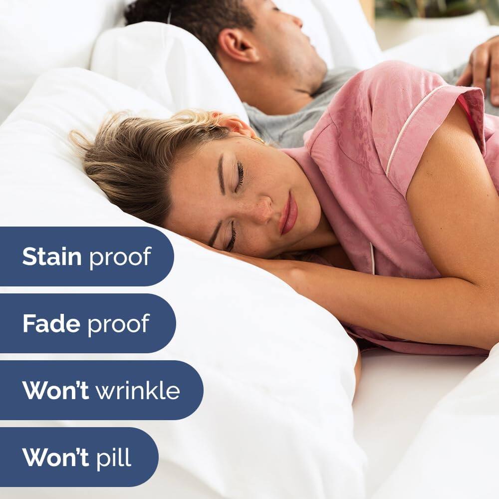 - Stain proof
- Fade proof
- Won't wrinkle
- Won't pill